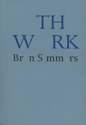 Couverture du livre The Work, de Bren Simmers